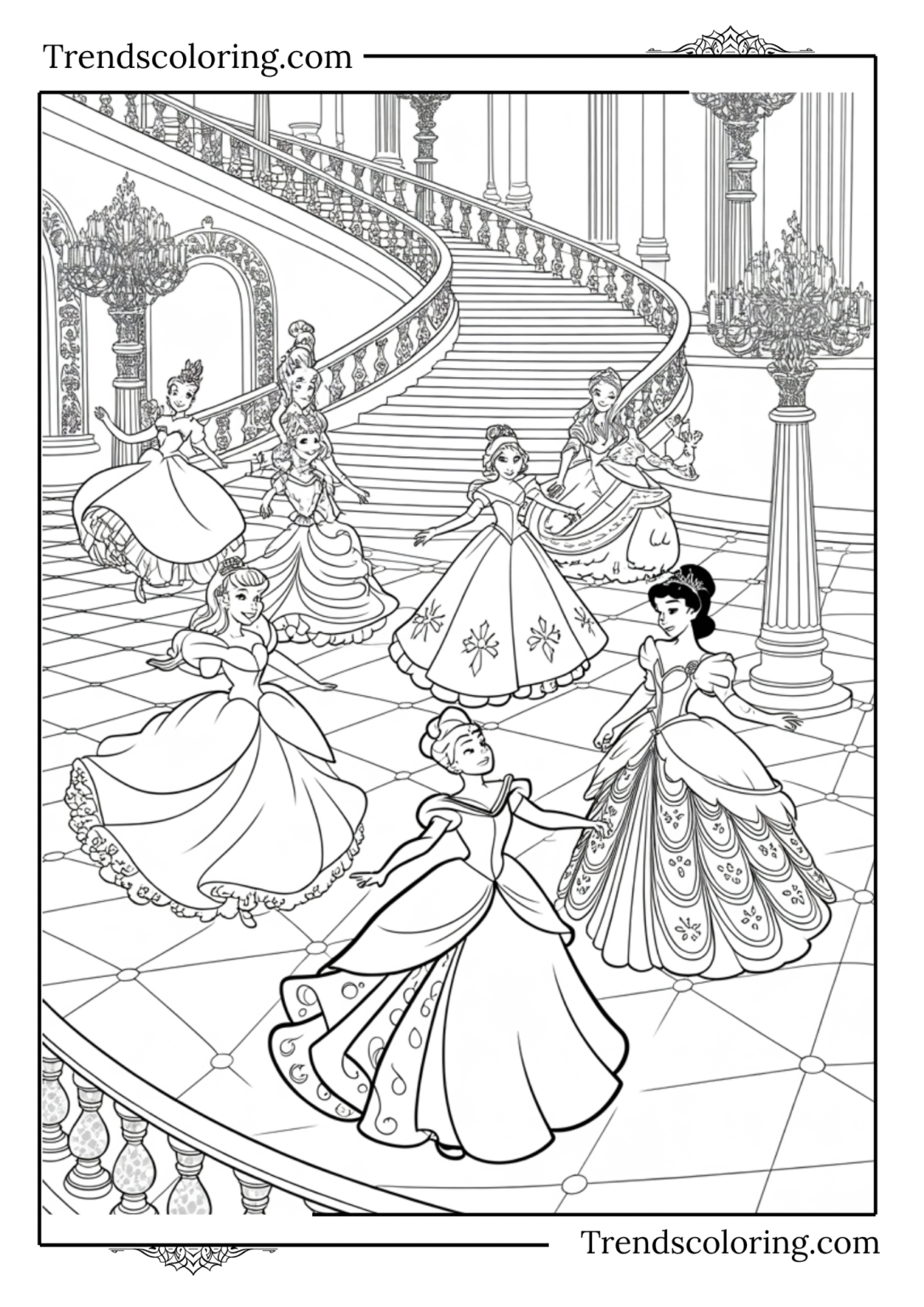 20 FREE Disney Princess Coloring Pages (Free PDF Printable) Trends Coloring