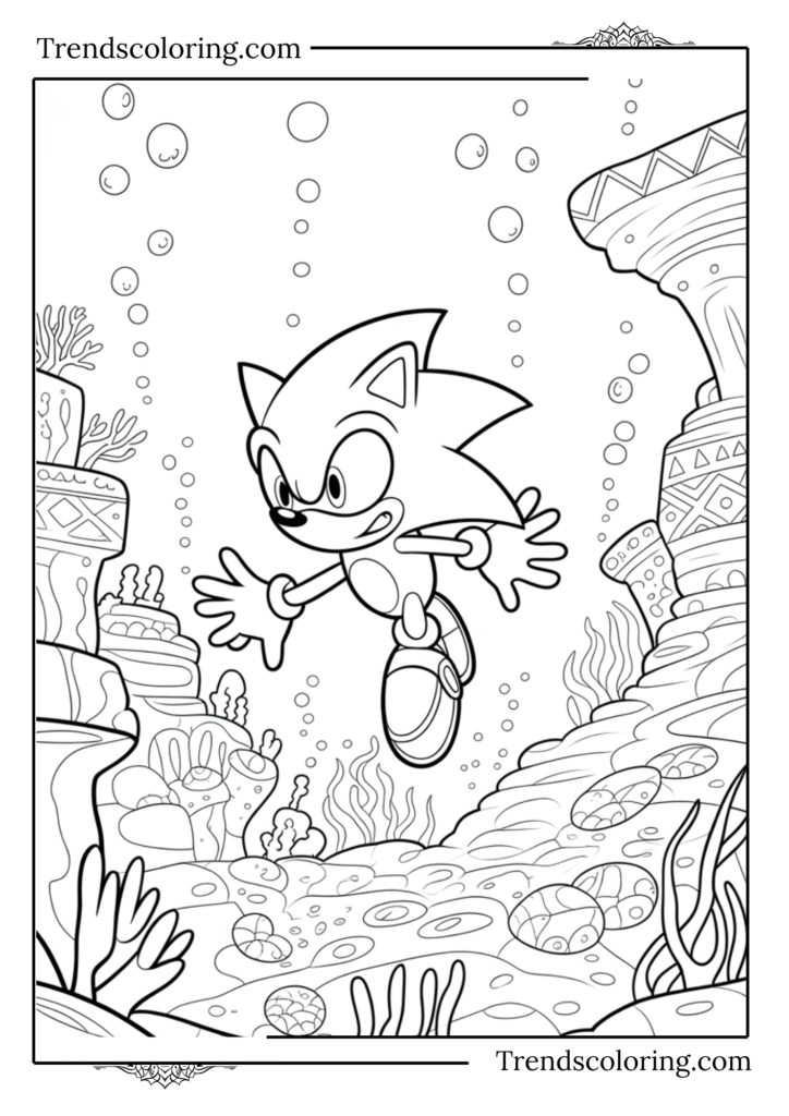 Sonic Underwater in Labyrinth Zone