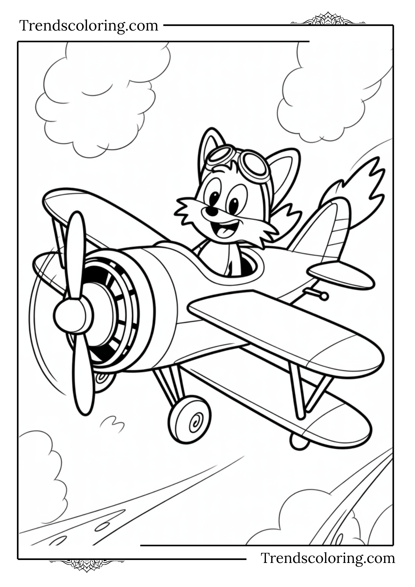 Tails in the Tornado Biplane